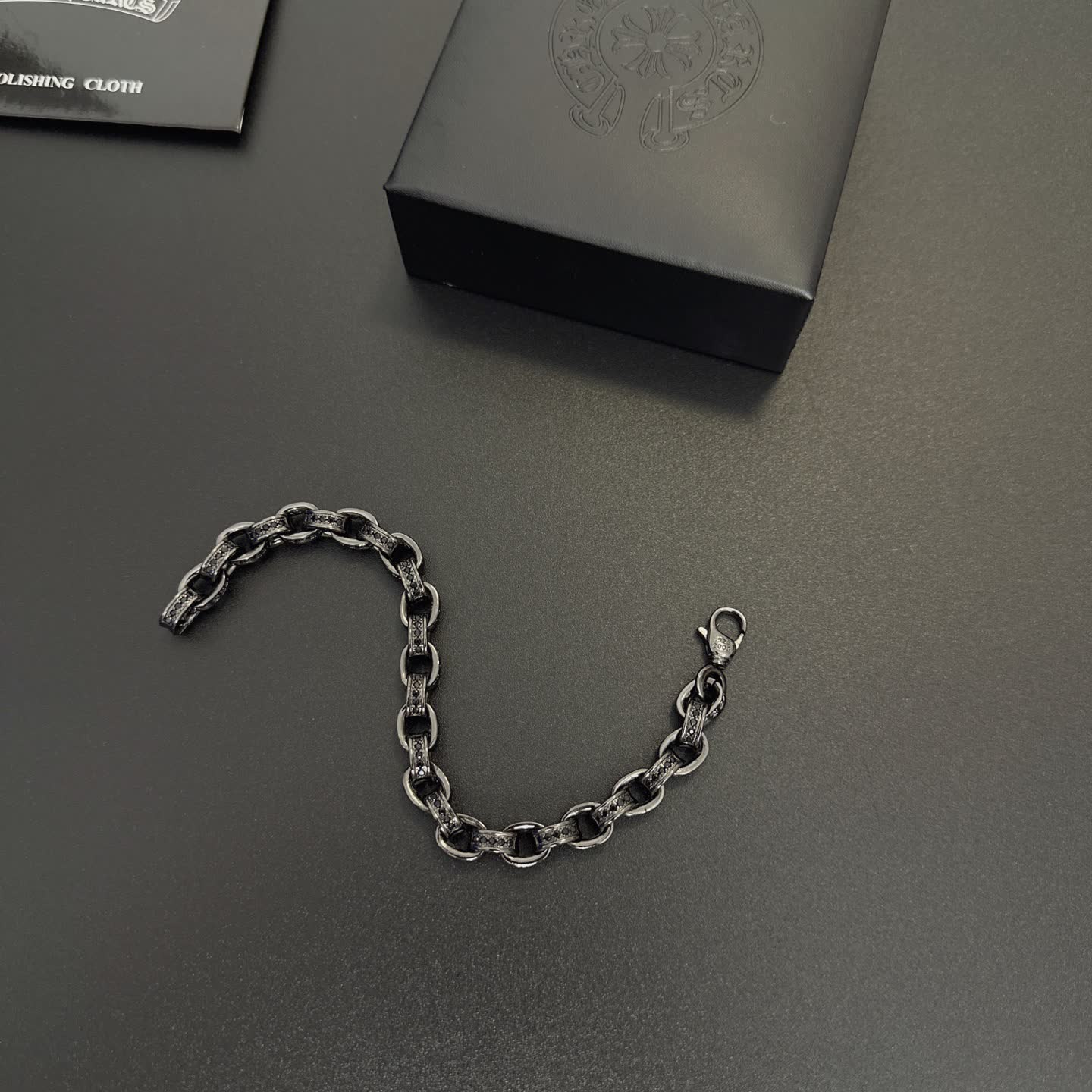 Chrome Hearts Silver Chain Bracelet